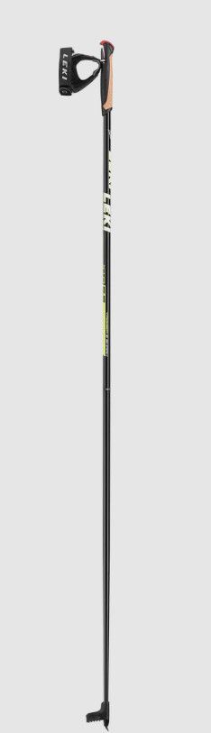 Bâton Leki XTA 5.5 Noir/Jaune, Size: 160cm