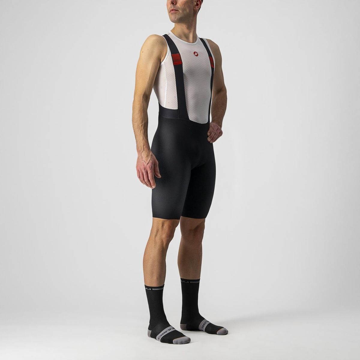 Bib court Castelli Premio Black Noir, Size: Medium