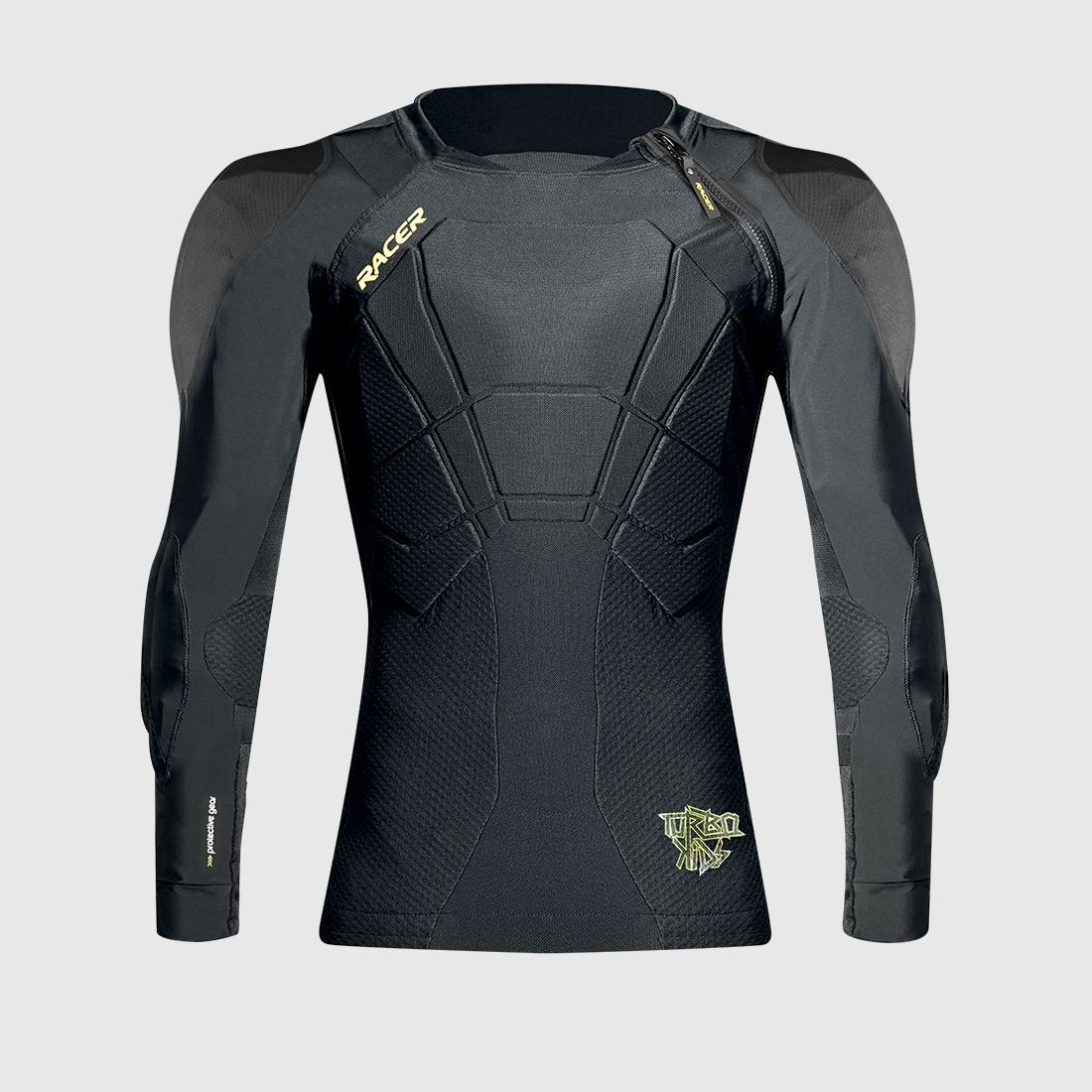 Gilet de protection intégral Racer Motion Top 2 SAS TEC Junior Noir, Size: XSmall