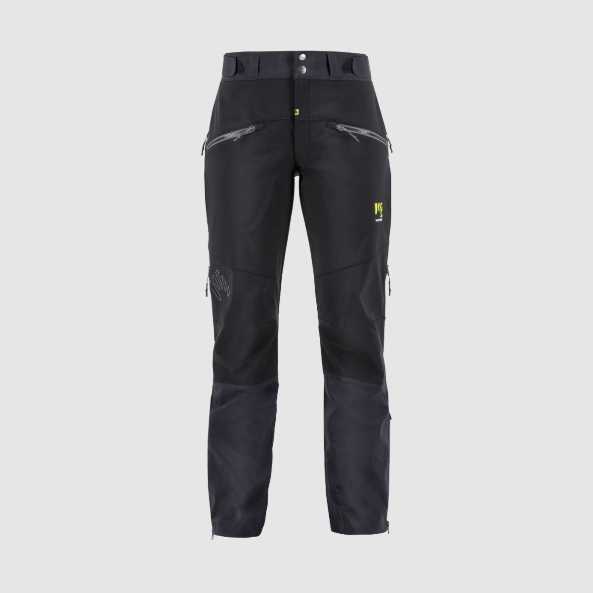 Pantalon Karpos Marmolada Femme Noir Gris Foncé, Size: Medium