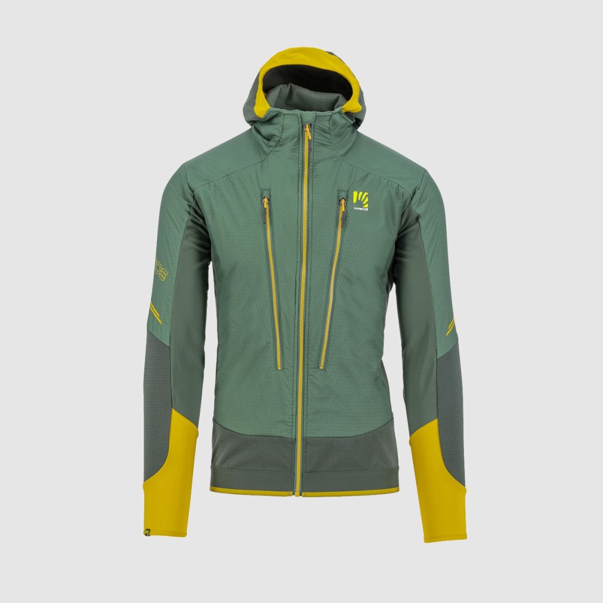 Manteau Karpos Alagna Plus Evo Smoke Pine/Vert Jungle, Size: Medium