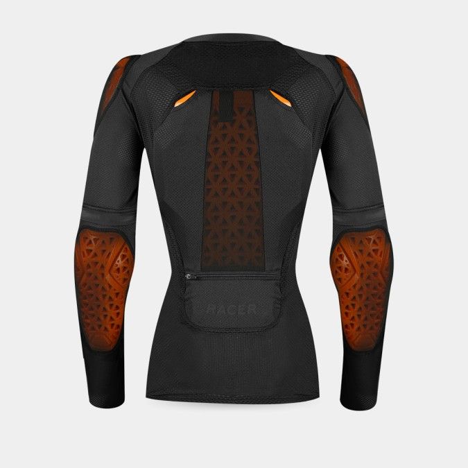 Gilet de protection intégral Racer Motion Top D30 Femme Noir, Size: Medium