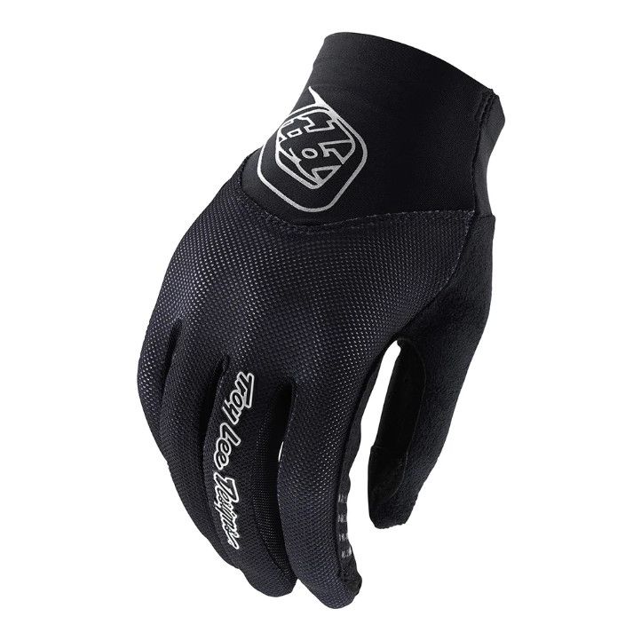 Gant long Troy Lee Designs Ace 2.0 Femme Solid Noir, Size: Small
