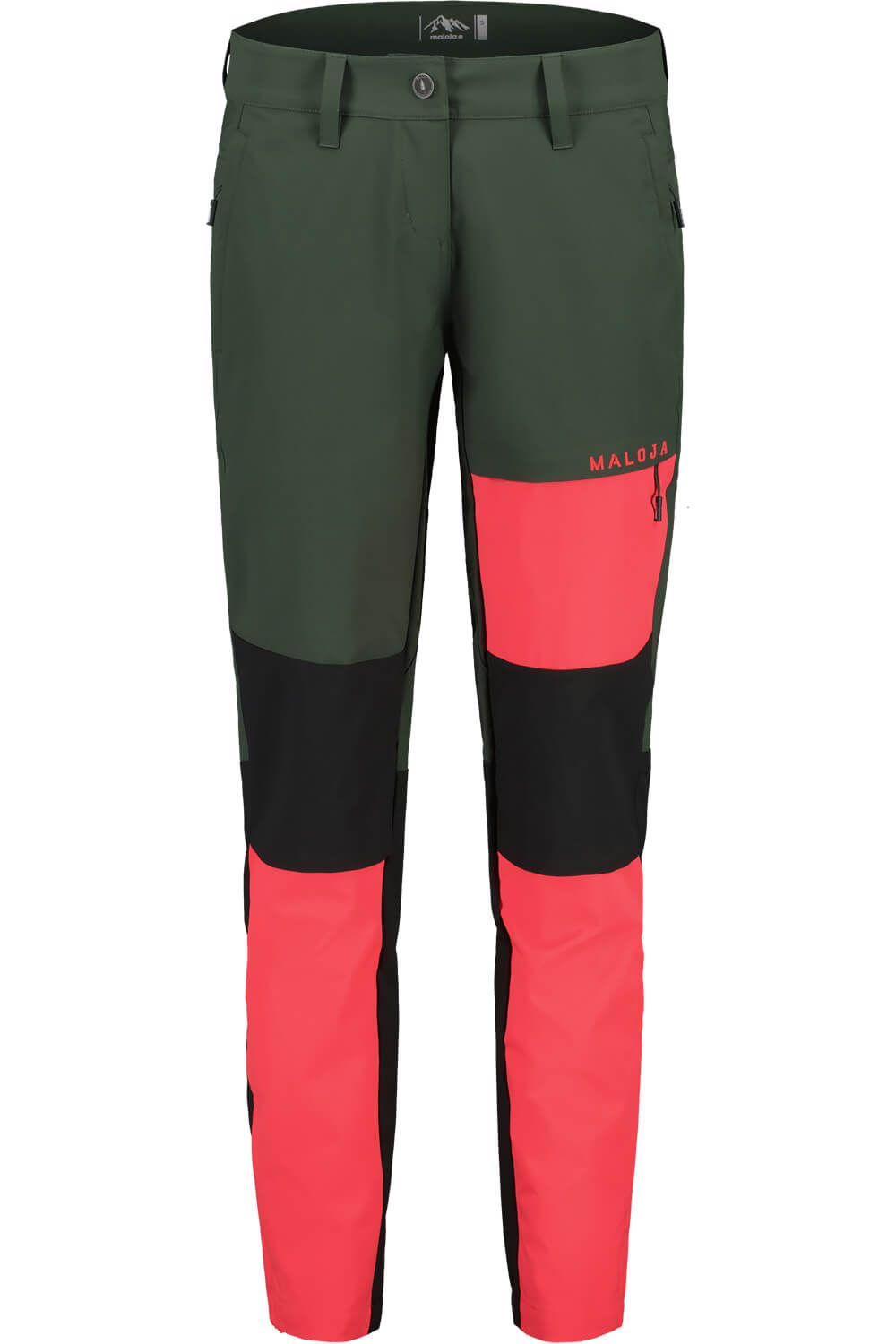 Pantalon Maloja DachsM Femme Forêt/Multicolore, Size: Medium