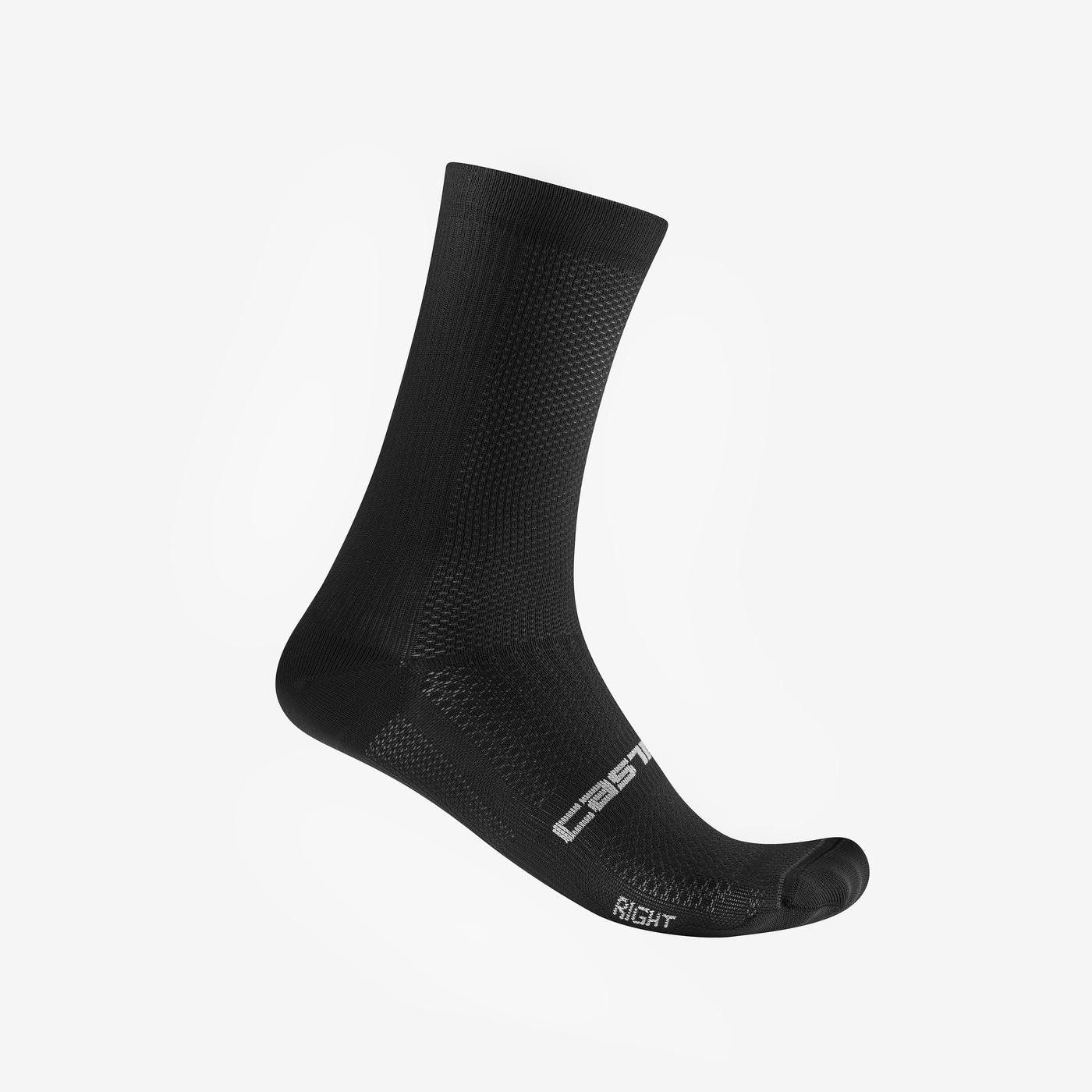 Bas Castelli Espresso 18 Noir, Size: S/M