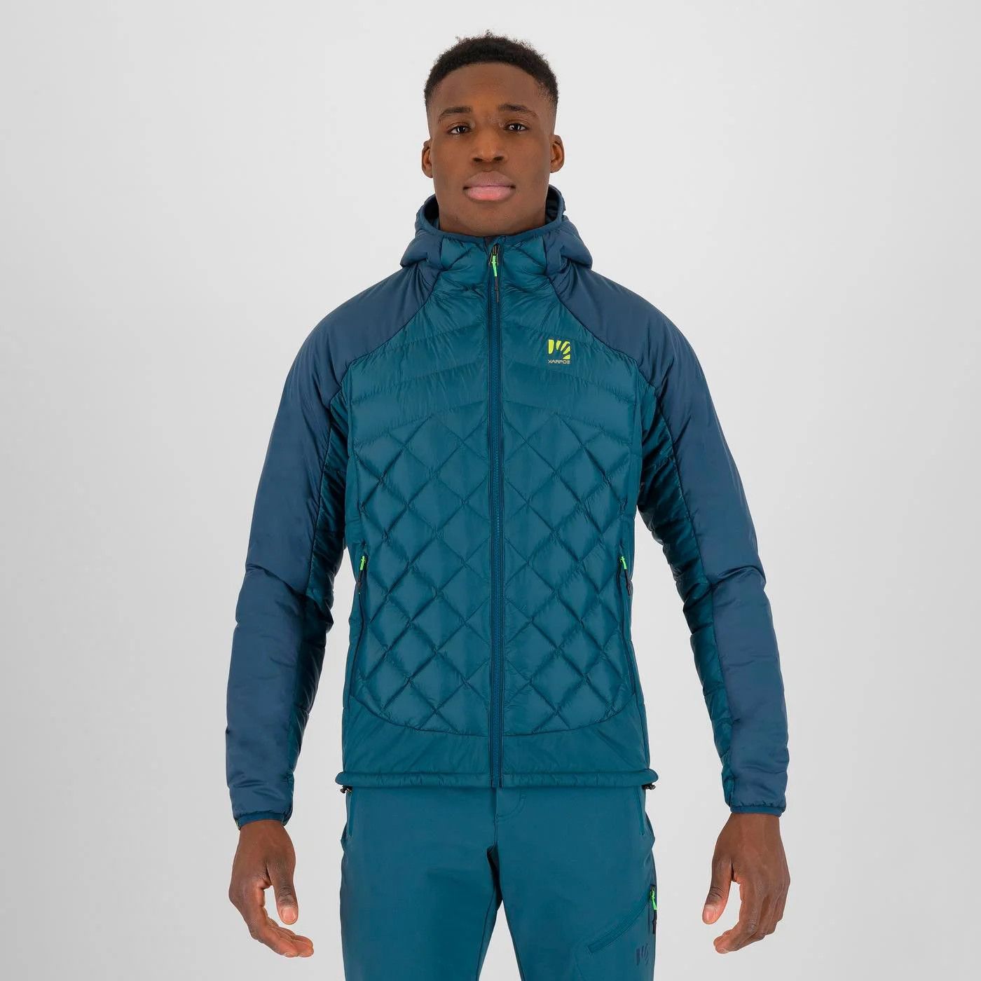Manteau Karpos Lastei Active Plus Bleu/Turquoise, Size: Medium