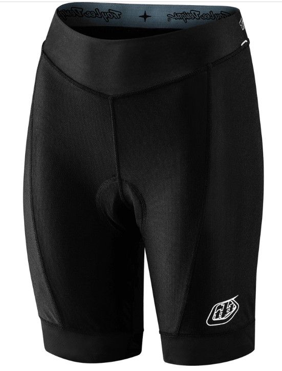 Boxer Troy Lee Designs Premium MTB Solid Femme Noir, Size: Large