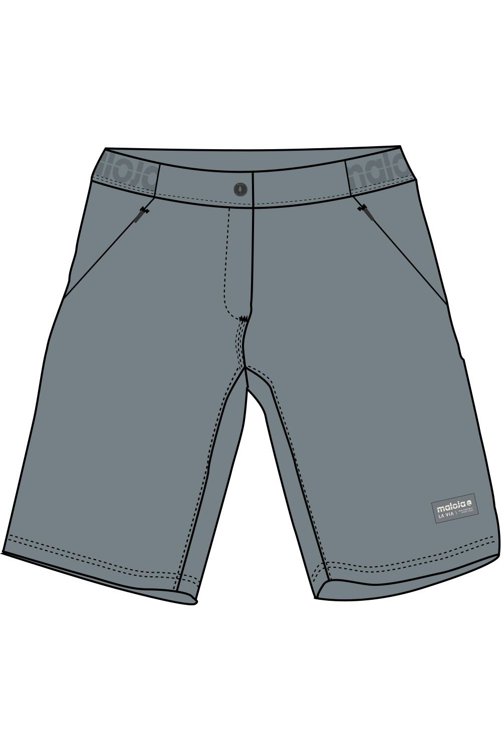 Short Maloja AnemonaM Femme Sauge, Size: XSmall