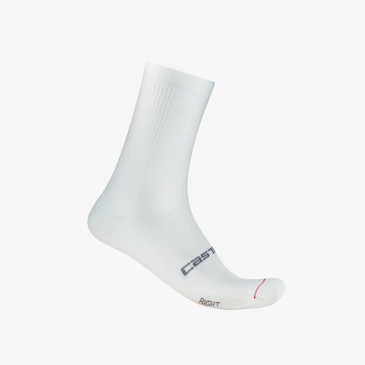 Bas Castelli Espresso 18 Blanc, Size: S/M