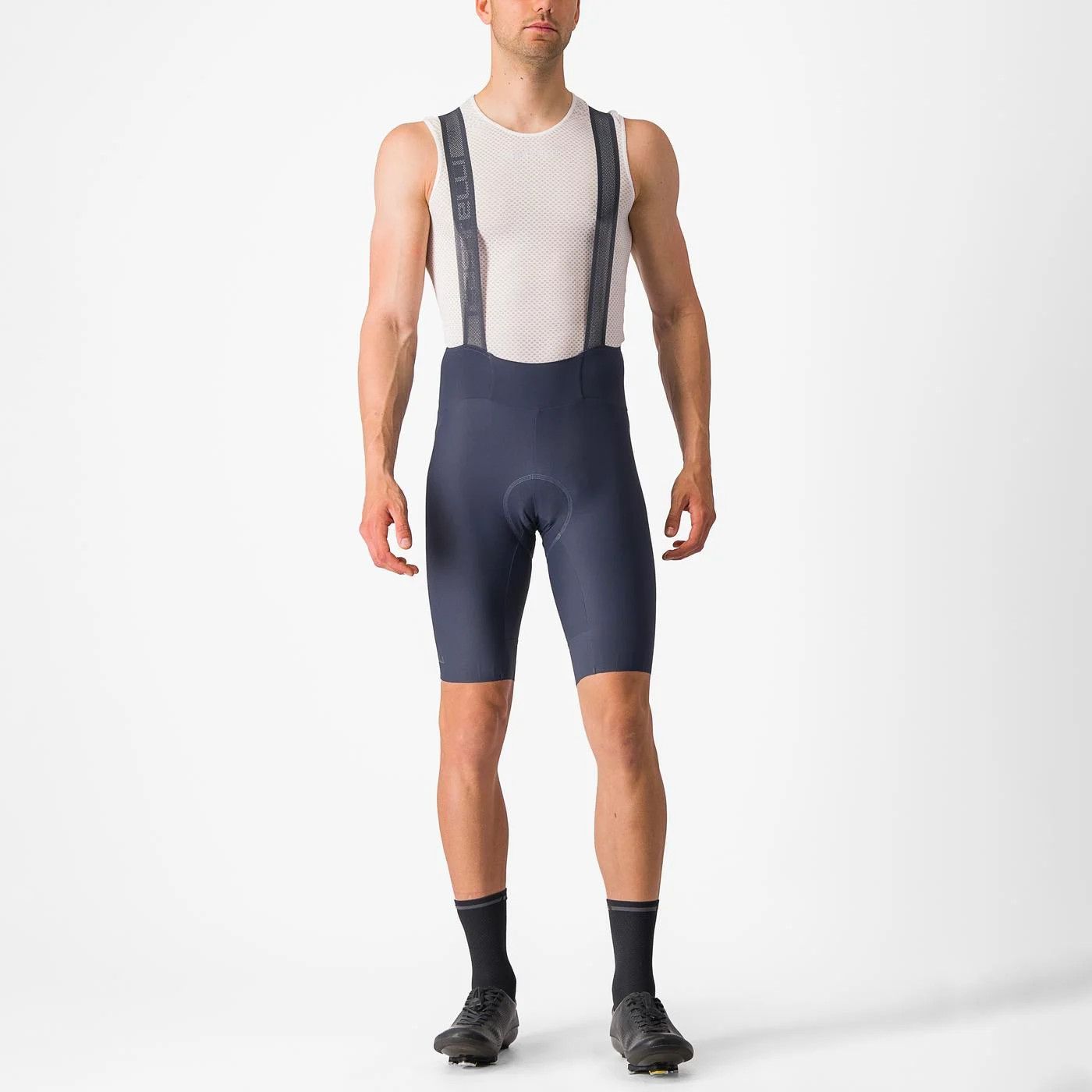 Bib court Castelli Espresso Bleu Nuit, Size: Small