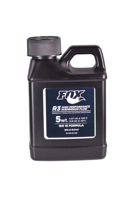 Huile Fox  Suspension Fluid R3, 5WT, ISO 15 250ml