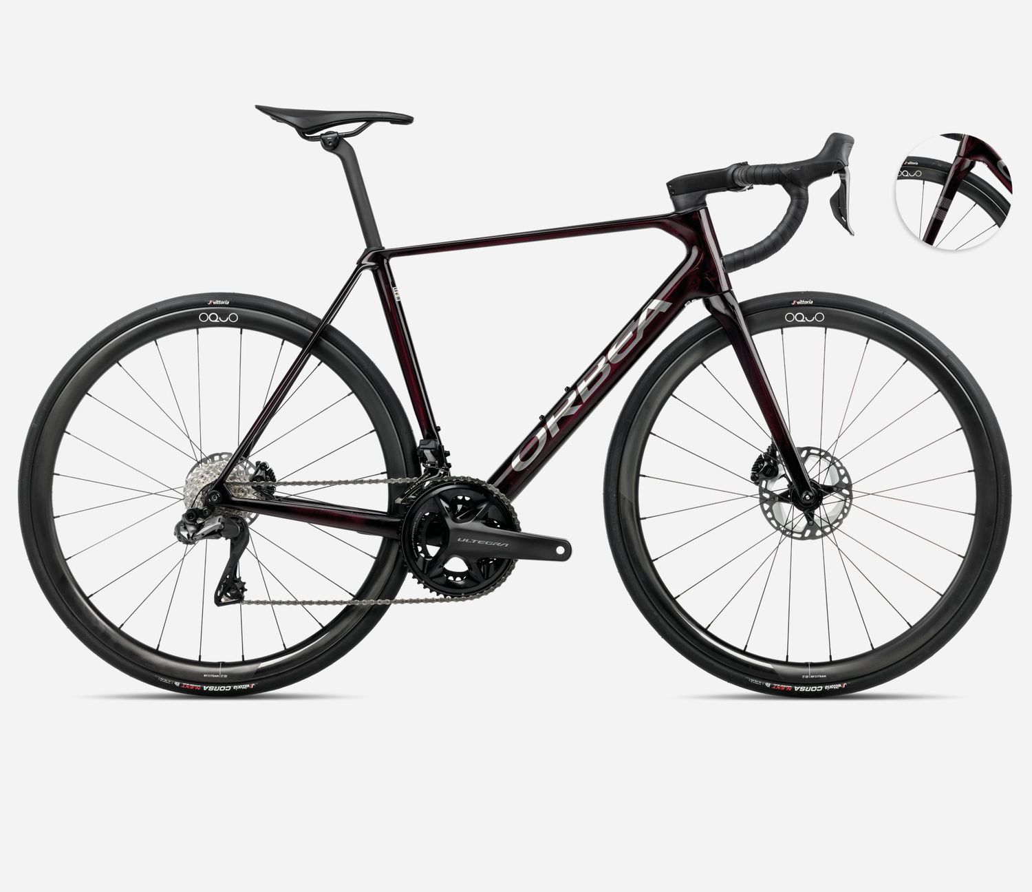 Orbea Orca M20iTeam Pwr 4iiii 2025 Bike (Wine Red/Carbon)