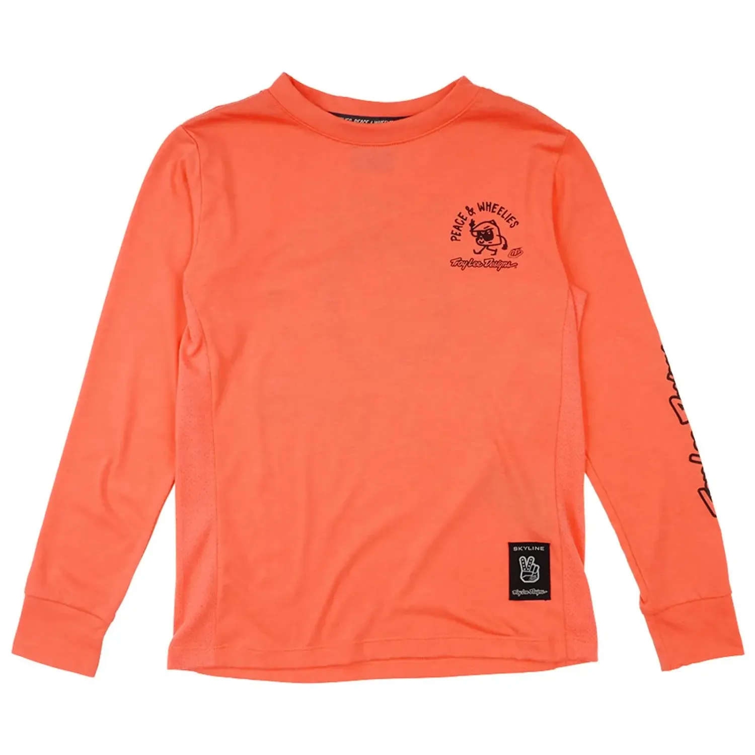 Maillot manches longues Troy Lee Designs Skyline Ride Junior P&amp;W Melon