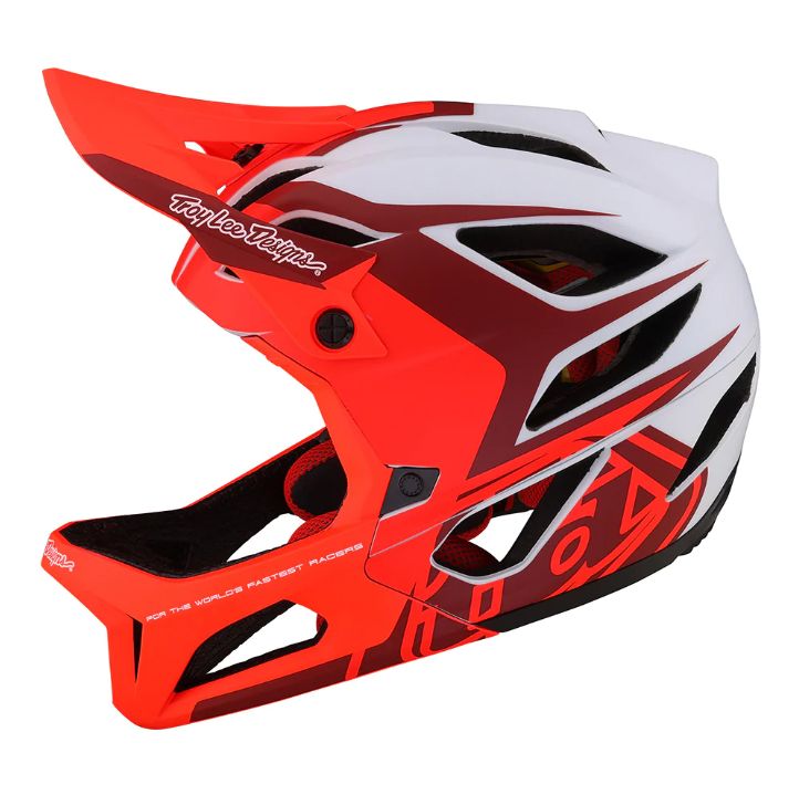 Casque Troy Lee Designs Stage Mips Valance Rouge