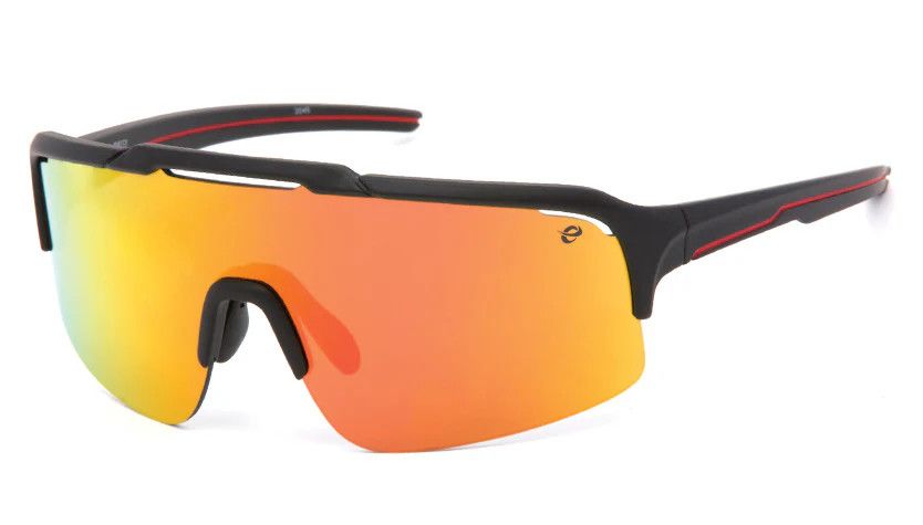 Lunettes Urban Element Mercy Noir Mat - Lentille Rouge Revo