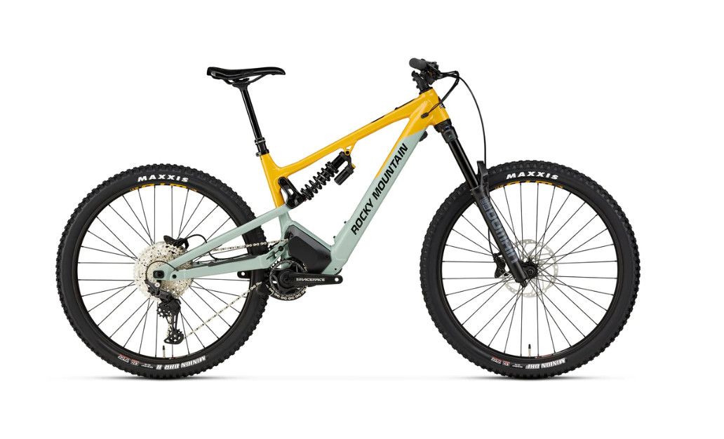 Vélo usagé électrique Rocky Mountain Altitude PowerPlay A30 Coil Bleu/jaune, Size: Medium