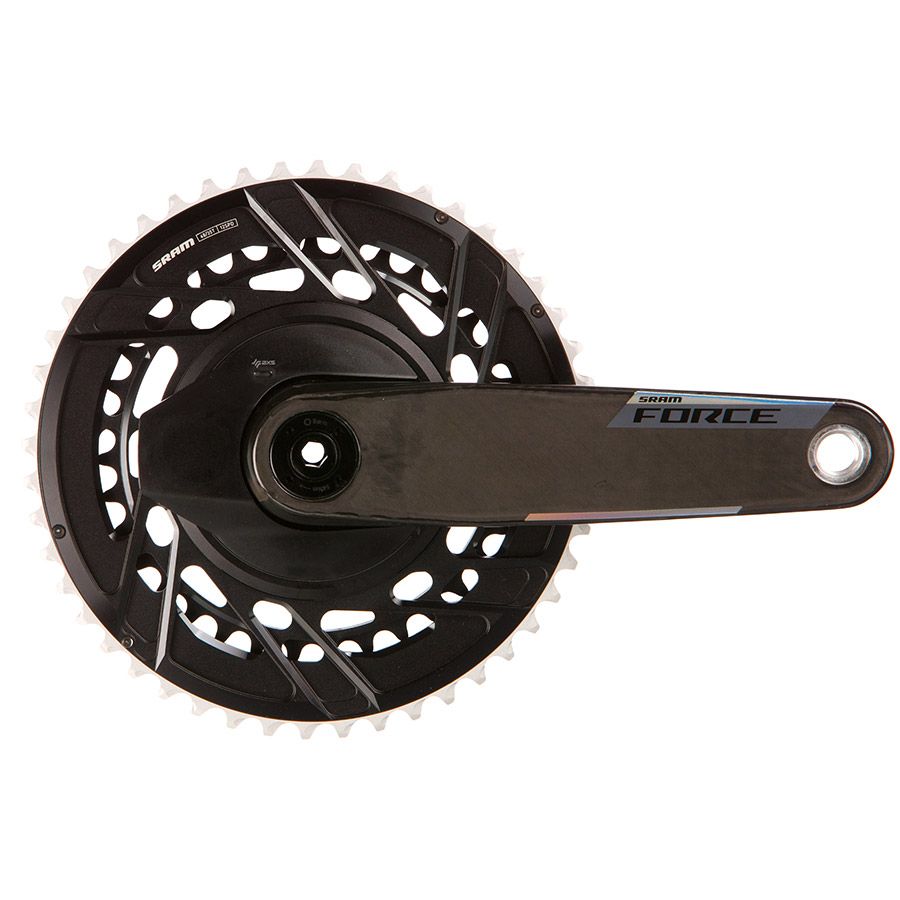 Kit complet SRAM Force 12vit. : Pédalier à capteur de puissance Force 2x Powermeter E1 + Cassette XG-1270 E1 + Groupe de pièces AXS E1