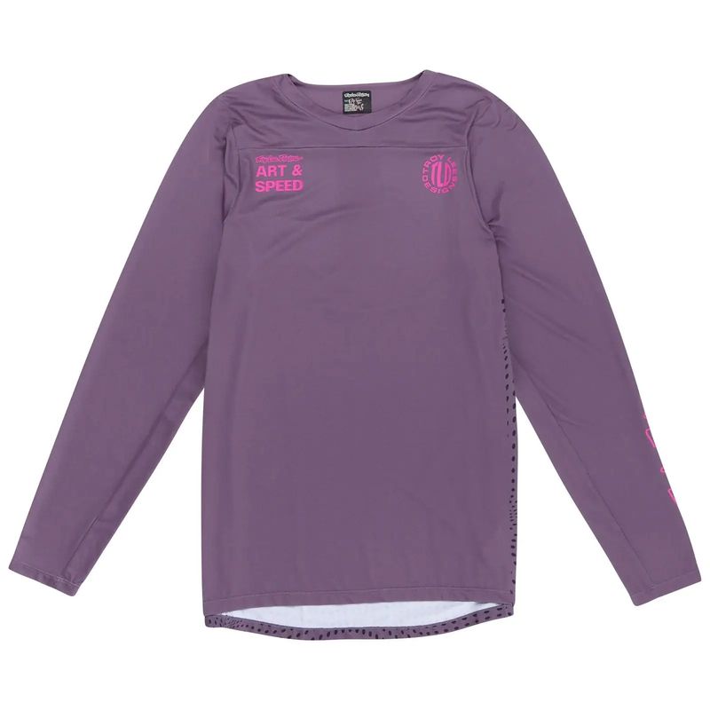 Maillot manches longues Troy Lee Designs Skyline Radioscape Violet Foncé