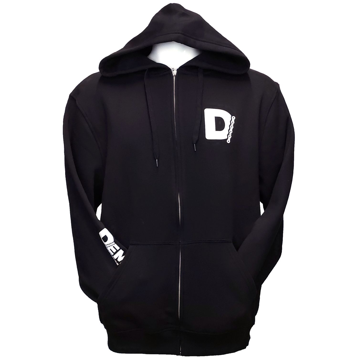 Conton ouaté à capuche Demers Full Zip Noir, Size: XSmall