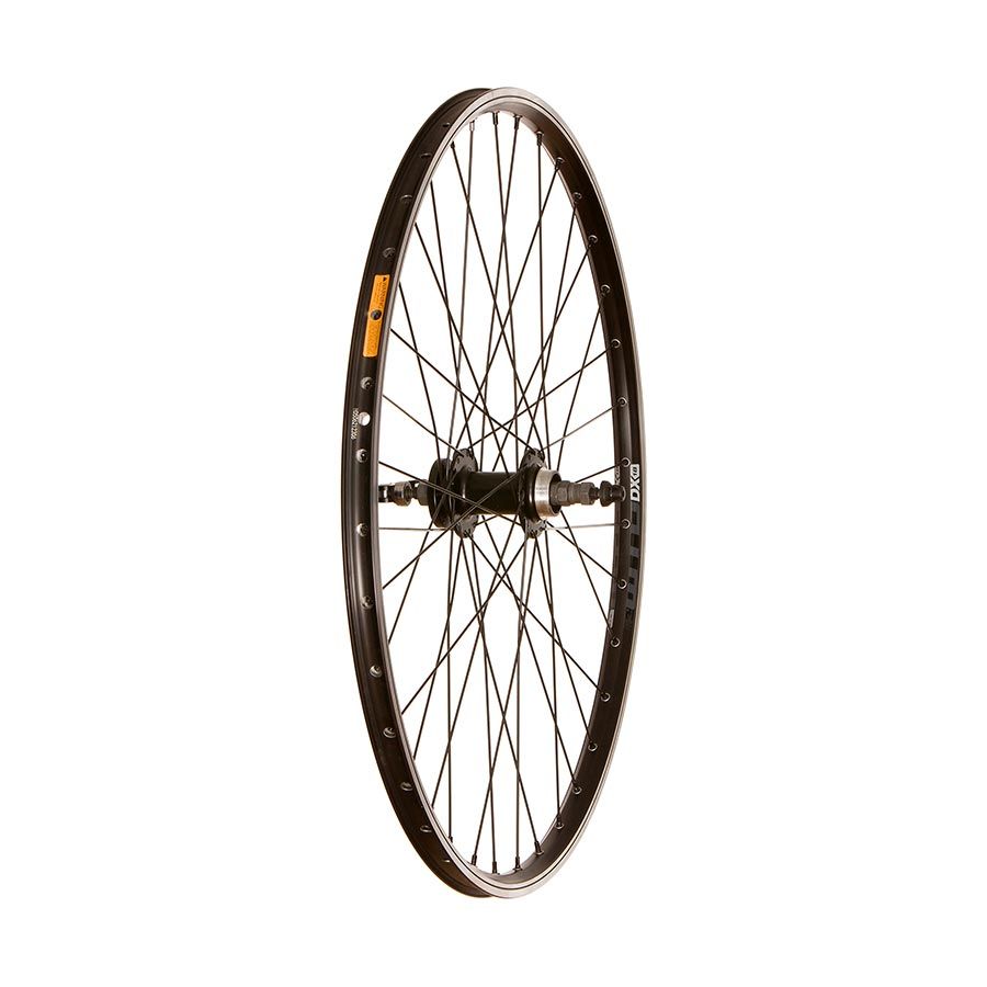 Roue arrière Wheel Shop, WTB DX18 Noir / QR 700C / 622, Trous: 36, QR, 135mm, Jante et disque, IS 6-boulons, Roue libre