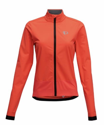 Manteau Pearl Izumi Attack Hybride Femme Corail vif / Noir, Size: Small