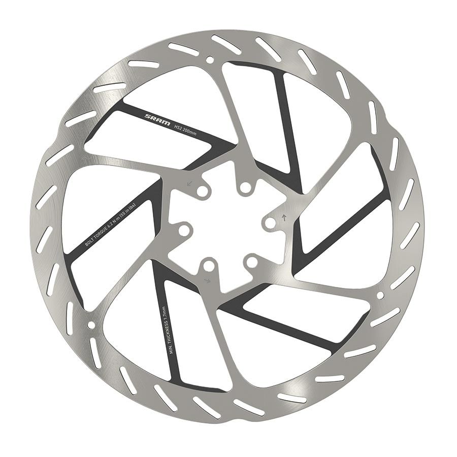Disque SRAM, HS2 6-bolt, 200mm, ISO 6B