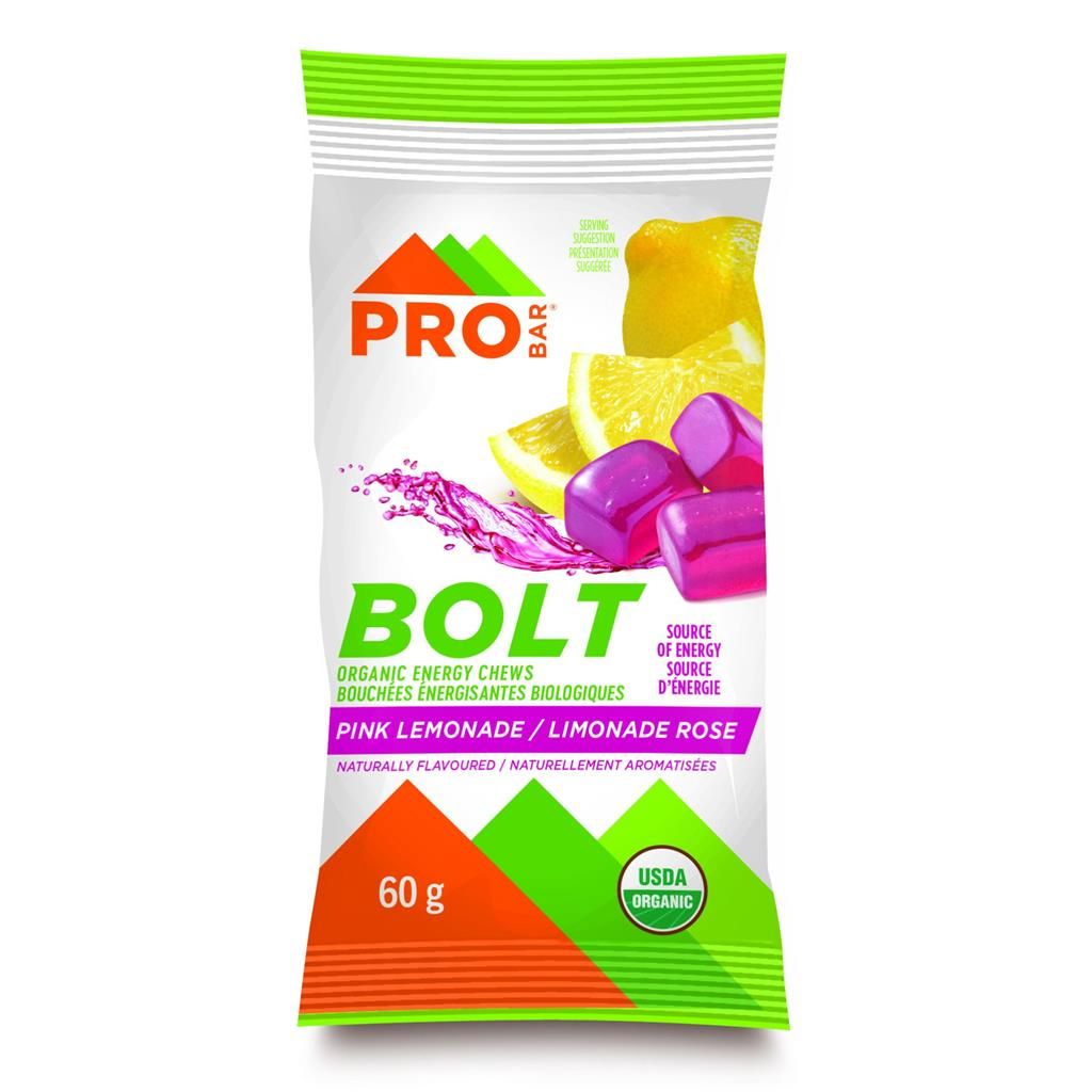Jujubes énergétiques Pro Bar Limonade Rose 60g