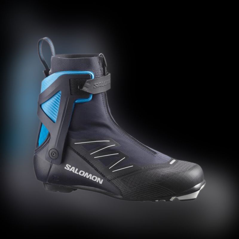 Botte Salomon RS8 Skate 2026 Noir/Bleu 