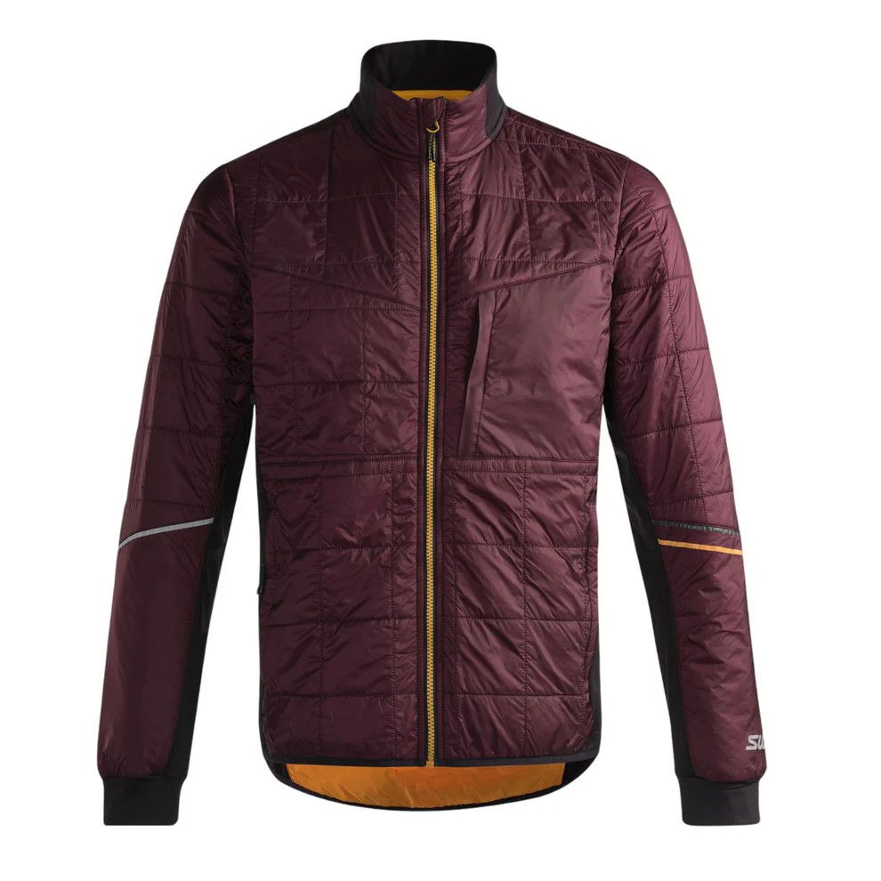 Manteau Swix Mayen Quilted Rouge Porto, Size: Small