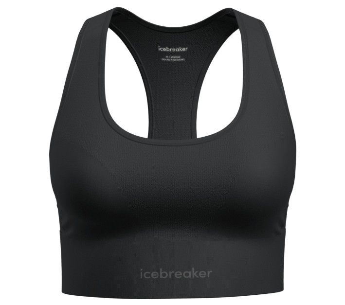 Brassière de sport Icebreaker ZoneKnit™ 260 Merino Femme Noir, Size: XSmall