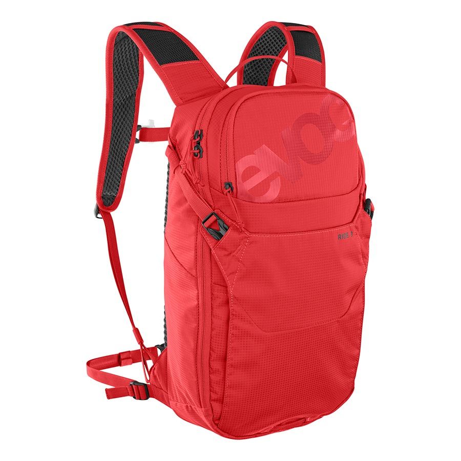 Sac d&#39;hydratation EVOC, Ride 8, Volume: 8L, Réservoir: Inclus (2L), Vrai Rouge