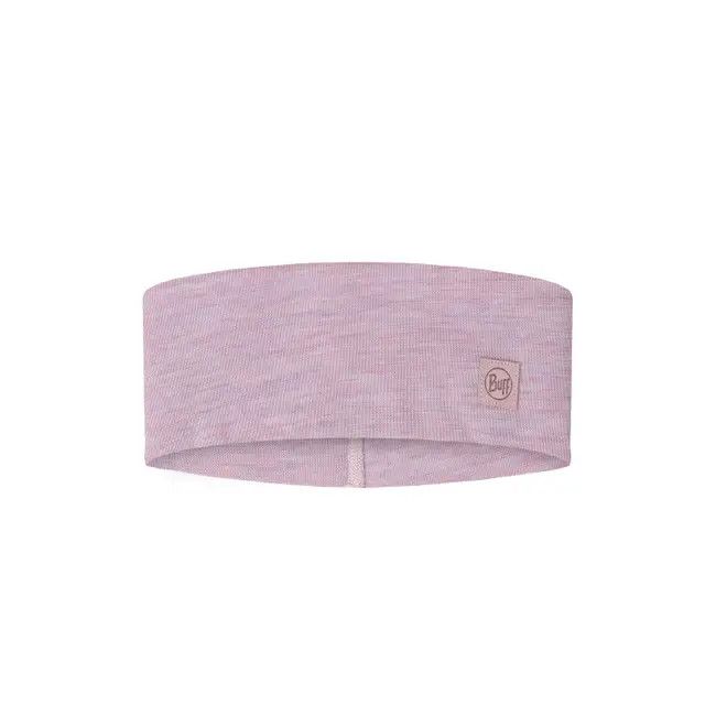 Bandeau Buff Merino Wide Solid Lilas Sable