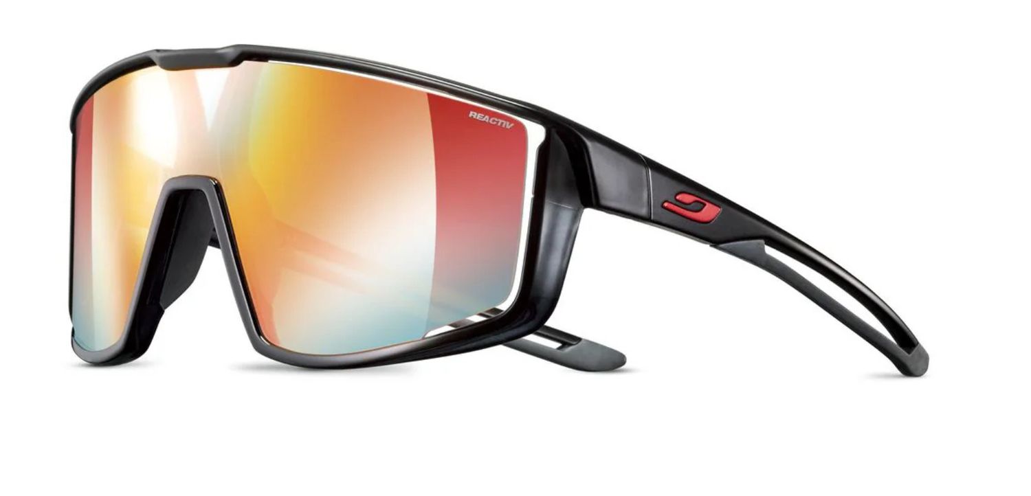 Lunette Julbo Fury Noir - Lentille Photochromique Reactiv cat:1 à 3