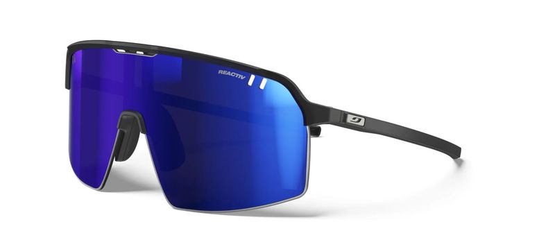 Lunette Julbo Noir Mat - Lentille Photochromique Reactiv cat:1 à 3