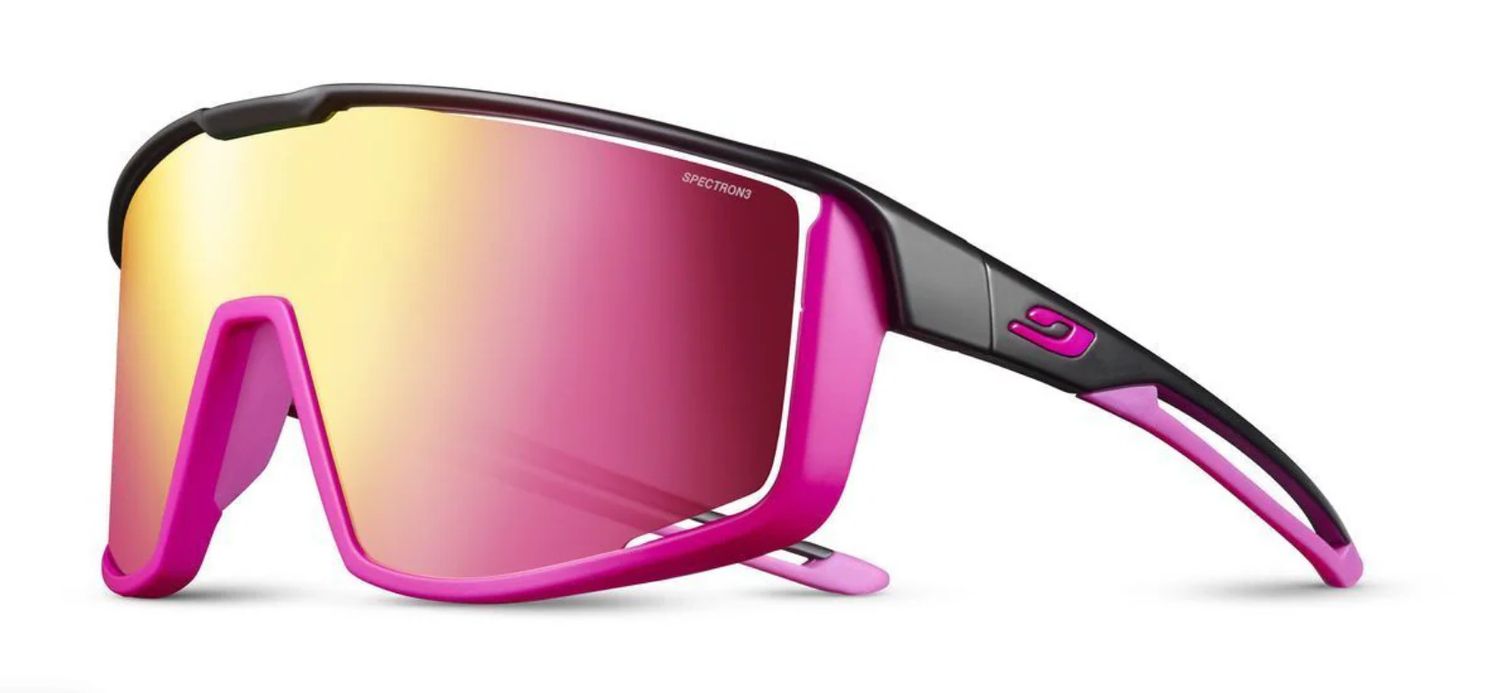 Lunette Julbo Fury Noir/Rose - Lentille Spectron 3 Marron w Rose Multi cat:3