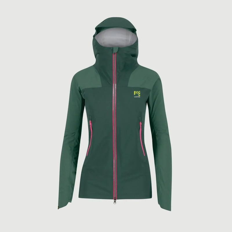 Manteau Karpos Valsesia Shell Femme Vert Jungle/Vert Canard