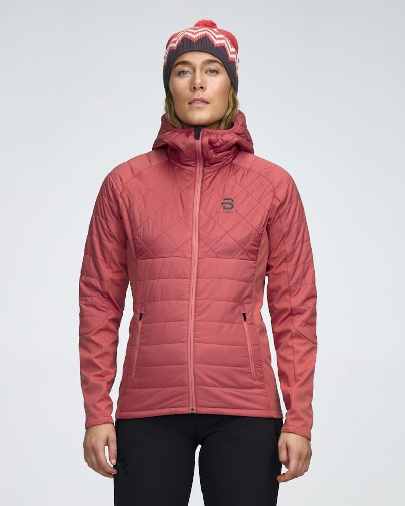 Manteau Bjorn Daehlie Graphlite Femme Rouge Poudré