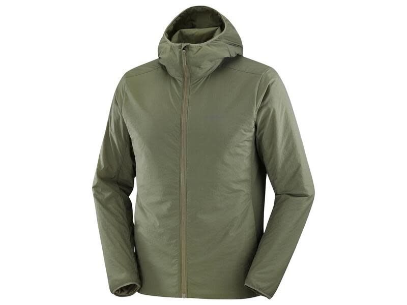 Manteau à capuche Salomon Mountain Flex Vert Feuille