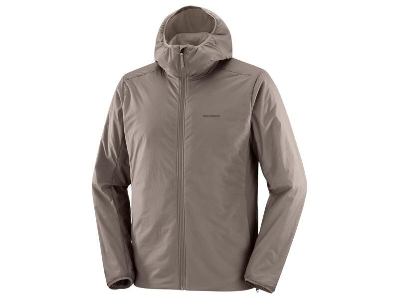 Manteau à capuche Salomon Mountain Flex Taupe