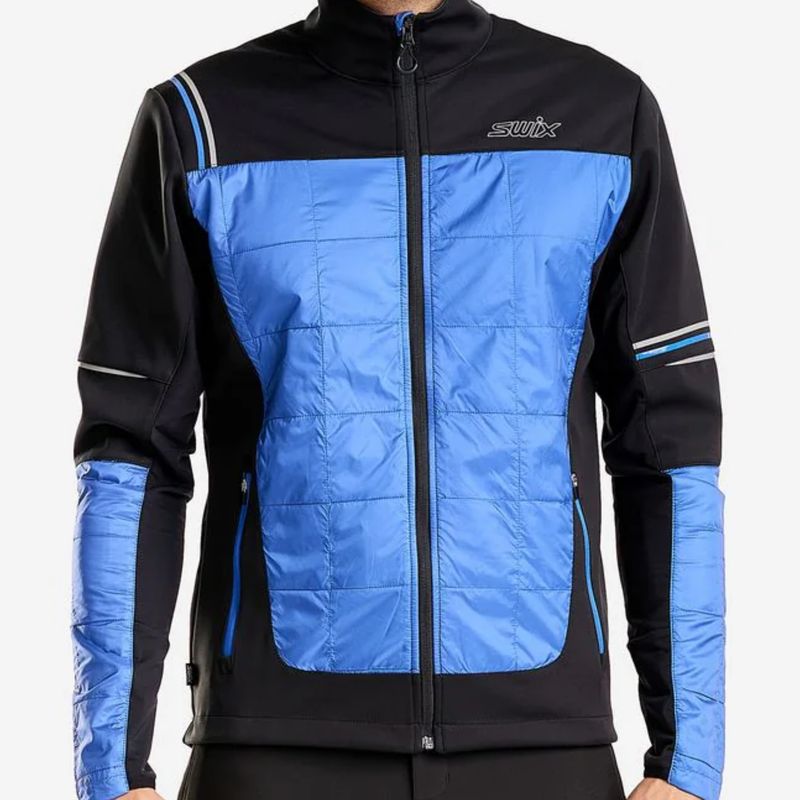 Manteau Swix Navado Hybrid Bleu