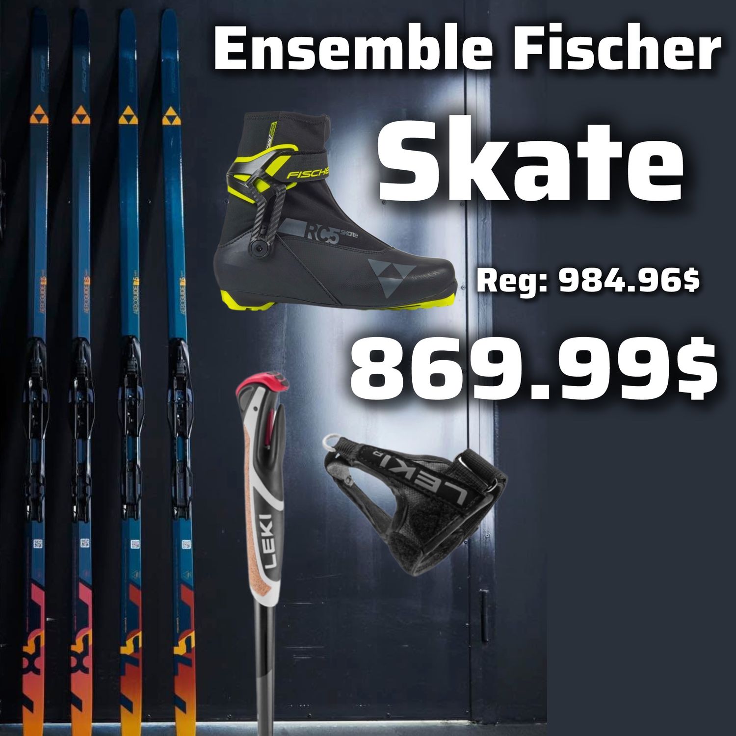 Fischer Skating Ski Package