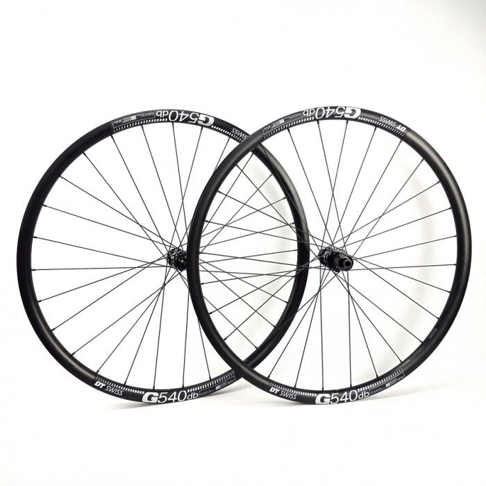 Paire de roue DT Swiss G540 700c 25mm moyeux 100x12 / 148x12 shimano centerlock