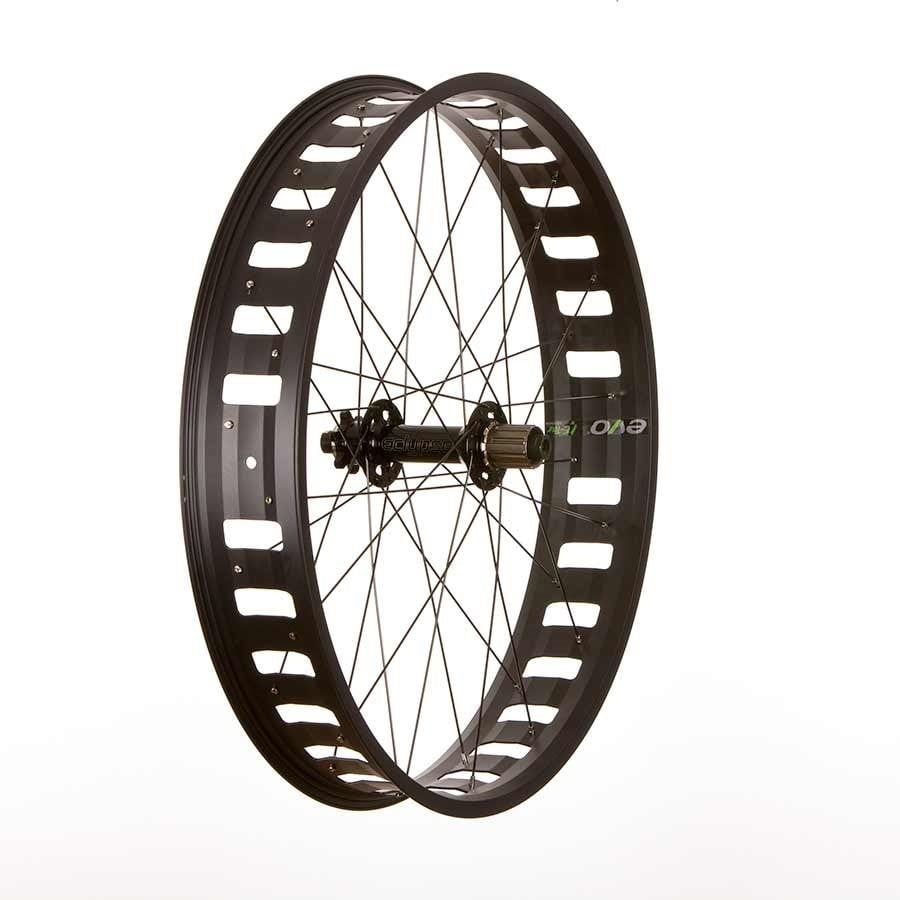 Roue Fatbike 26po jante 80mm moyeu Novatech D202SB 197x12