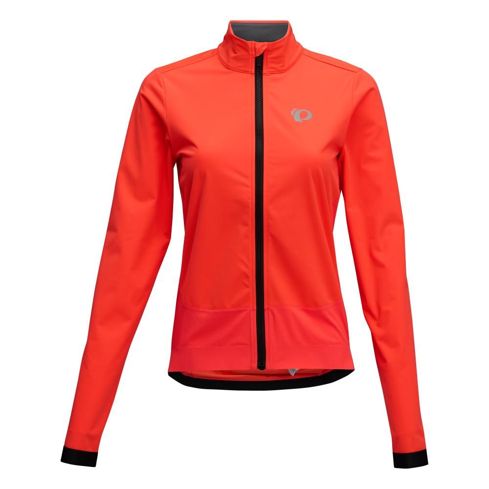Manteau Pearl Izumi Attack Hybride Femme Corail vif / Noir