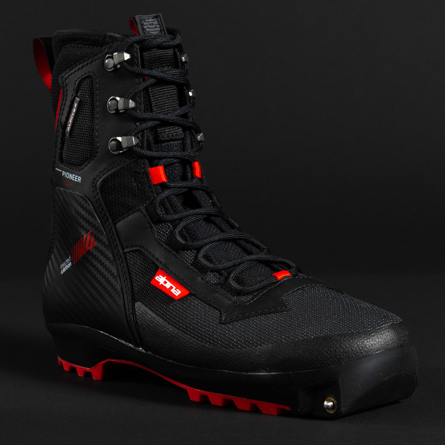 Bottes Alpina Pioneer Tech Noir/Rouge
