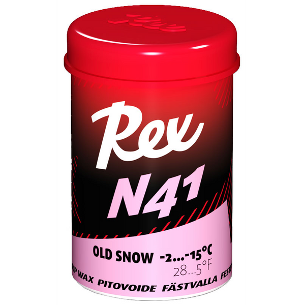 Rex N41 Pink "Old Snow" Kick Wax -2C/-15C (45g)