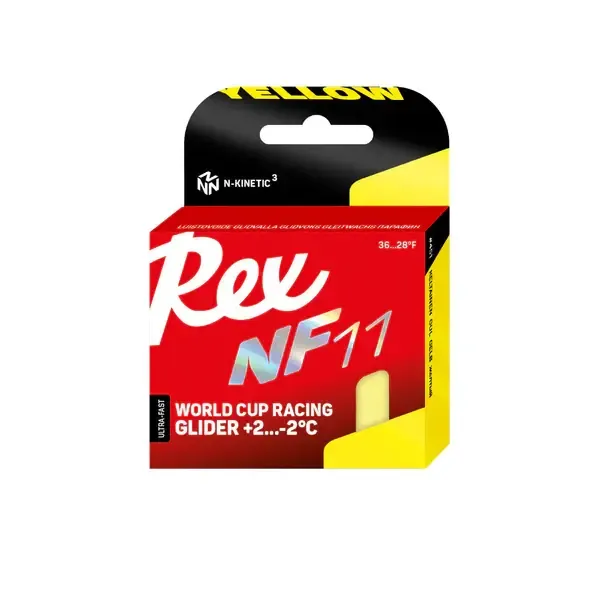 Rex NF11 Yellow Block Glide Wax 2C/-2C (40g)