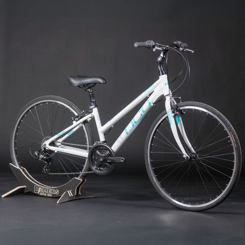 Vélo DCO Elegance 700 Blanc/Turquoise