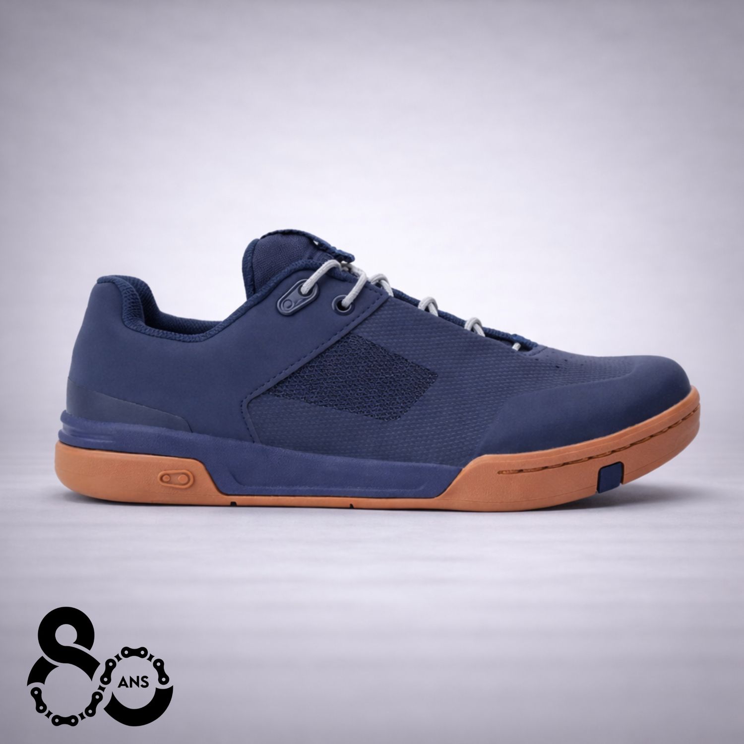 Chaussure Crankbrothers Stamp Lace Marin/Argent/Gomme