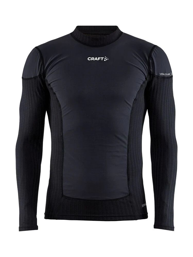 Sous-vêtement manches longues Craft Active Extreme X Wind Noir/Gris, Size: Small